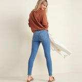 old nvy rockstar roylish blue high rise stretchable women jeans