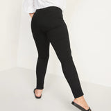 old nvy high rise jet black skinny fit jeans for women