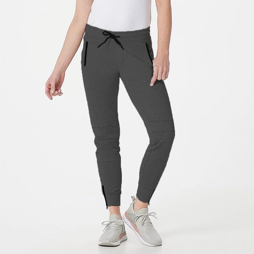 zr skinny fit high rise charcoal summer wear biker  jogger pant for women