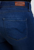 Brand only skinny fit super stretch dark blue ladies jeans (3799515988016)