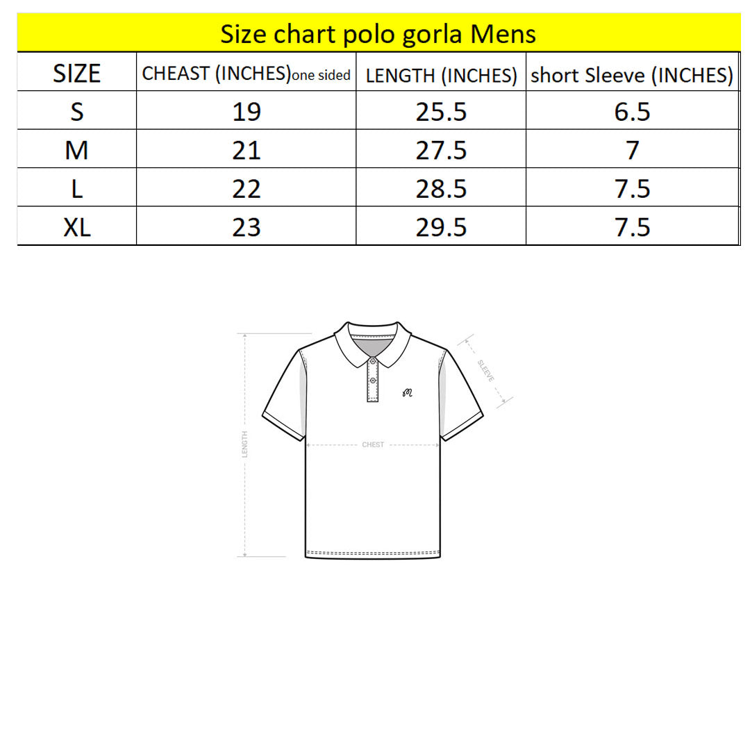 gorla slim fit black polo shirt for men