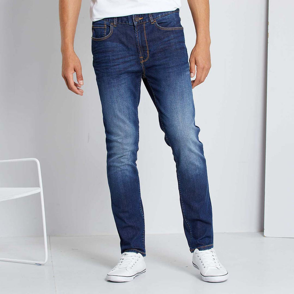 Brand K!abi slim fit stretchable roylish blue mens jeans
