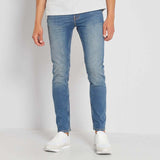 Brand K!abi slim fit stretchable medium blue mens jeans