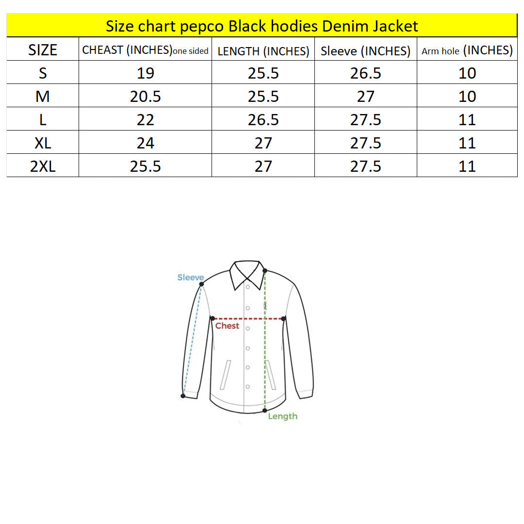 pepco faded black drawstring hood denim jacket for women