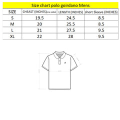 grdano embraided white polo for men