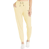 mkz women slim fit yellow sweat jogger pant for winter